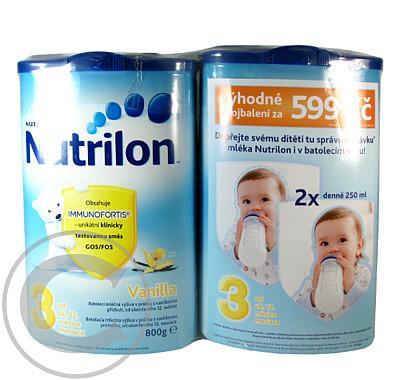 Nutrilon 3 Vanilka 2x800g AKČNÍ BALÍČEK, Nutrilon, 3, Vanilka, 2x800g, AKČNÍ, BALÍČEK