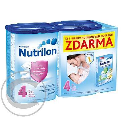 Nutrilon 4 2x800g  Nutrilon kaše vanilková 225g ZDARMA