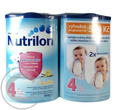 Nutrilon 4 Vanilka 2x800g AKČNÍ BALÍČEK