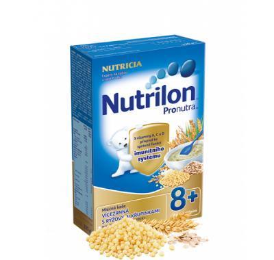 Nutrilon mléčná kaše vícezrnná s rýžovými křupinkami 225g, Nutrilon, mléčná, kaše, vícezrnná, rýžovými, křupinkami, 225g