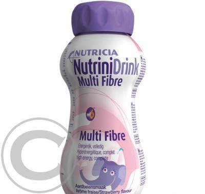 NUTRINIDRINK PRO DĚTI S VLÁKNINOU - JAHODOVÁ PŘÍCHUŤ  1X200ML Roztok