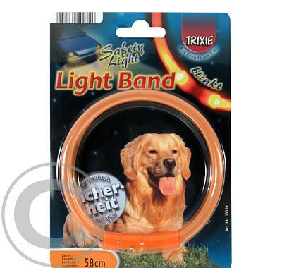 Obojek blikací Light Band Oranžový   S 32cm TR 1ks