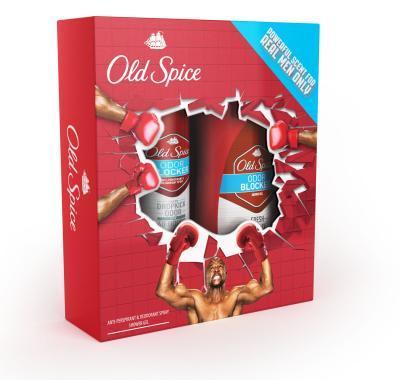 Old Spice Odorblocker balíček – antiperspirant ve spreji 125 ml   sprchový gel 250 ml