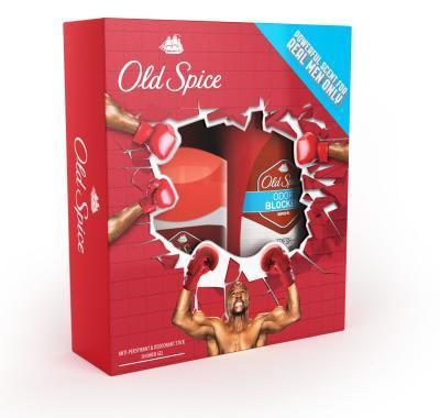 Old Spice Odorblocker balíček – tuhý antiperspirant  50 ml   sprchový gel 250 ml