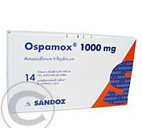 OSPAMOX 1000 MG  14X1000MG Potahované tablety, OSPAMOX, 1000, MG, 14X1000MG, Potahované, tablety