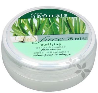 Osvěžující pleťový krém s čajovníkem a okurkou Naturals (Tea Tree & Cucumber Face Cream) 75 ml, Osvěžující, pleťový, krém, čajovníkem, okurkou, Naturals, Tea, Tree, &, Cucumber, Face, Cream, 75, ml