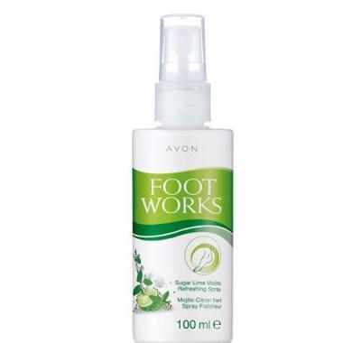 Osvěžující sprej na nohy s vůní limetky a máty Foot Works (Sugar Lime Mojito Spray) 100 ml, Osvěžující, sprej, nohy, vůní, limetky, máty, Foot, Works, Sugar, Lime, Mojito, Spray, 100, ml