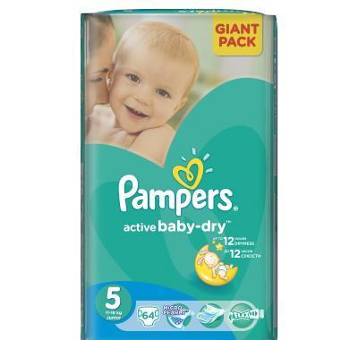 Pampers Active baby 5 junior 11 - 18 kg 64 kusů