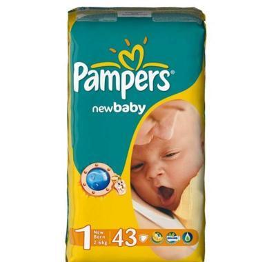 Pampers New baby 1 newborn 2 - 5 kg 43 kusů, Pampers, New, baby, 1, newborn, 2, 5, kg, 43, kusů