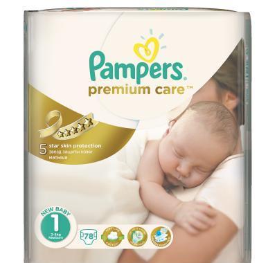 Pampers Premium Care 1 newborn 2 - 5 kg 78 kusů, Pampers, Premium, Care, 1, newborn, 2, 5, kg, 78, kusů