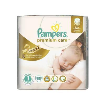 PAMPERS Premium Care Newborn 2-5 kg 88 ks, PAMPERS, Premium, Care, Newborn, 2-5, kg, 88, ks