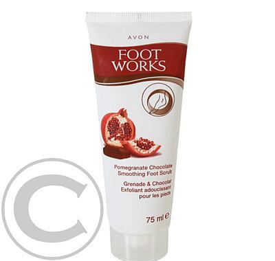 Peeling na nohy s granátovým jablkem a čokoládou (Pomegranate Chocolate Foot Scrub) 75 ml