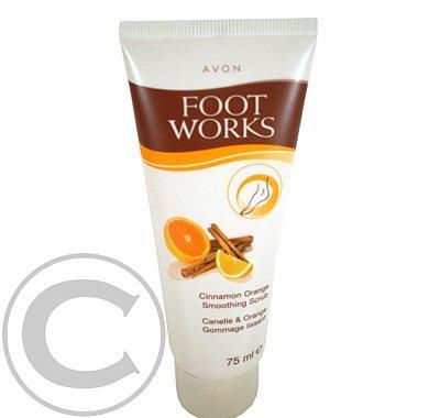 Peeling na nohy s vůní skořice a pomeranče Foot Works (Cinnamon Orange Smoothing Scrub) 75 ml, Peeling, nohy, vůní, skořice, pomeranče, Foot, Works, Cinnamon, Orange, Smoothing, Scrub, 75, ml