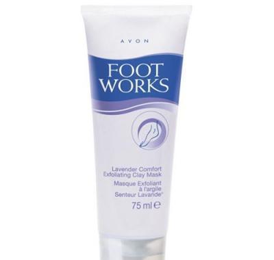 Peelingová maska na chodidla s levandulí Foot Works (Lavender Comfort Exfoliating Clay Mask) 75 ml, Peelingová, maska, chodidla, levandulí, Foot, Works, Lavender, Comfort, Exfoliating, Clay, Mask, 75, ml