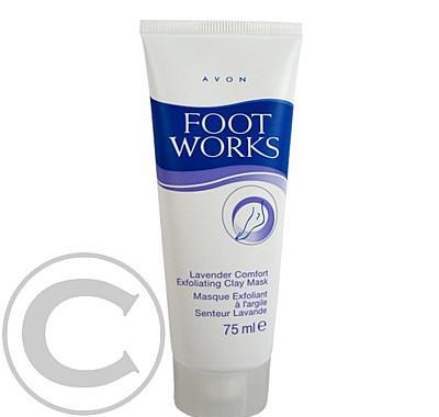 Peelingová maska na chodidla s levandulí Foot Works (Lavender Comfort Exfoliating Clay Mask) 75 ml, Peelingová, maska, chodidla, levandulí, Foot, Works, Lavender, Comfort, Exfoliating, Clay, Mask, 75, ml