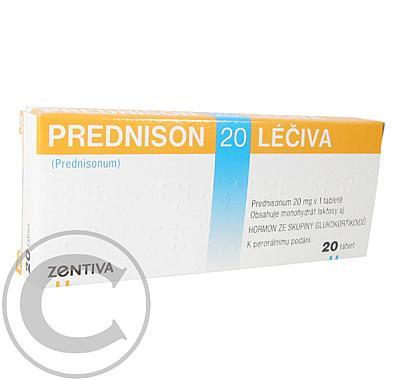 PREDNISON 20 LÉČIVA  20X20MG Tablety, PREDNISON, 20, LÉČIVA, 20X20MG, Tablety