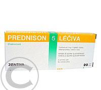 PREDNISON 5 LÉČIVA  20X5MG Tablety, PREDNISON, 5, LÉČIVA, 20X5MG, Tablety