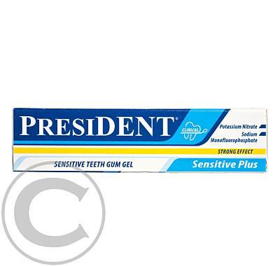 PresiDENT Gel Sensitive citlivé zuby dásně Strong30ml