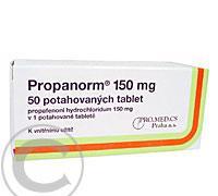 PROPANORM 150 MG  50X150MG Potahované tablety, PROPANORM, 150, MG, 50X150MG, Potahované, tablety