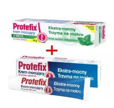 Protefix Fixační krém s mátou   krém zdarma 2 x 47 g