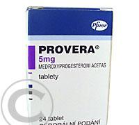 PROVERA 5 MG  20X5MG Tablety, PROVERA, 5, MG, 20X5MG, Tablety