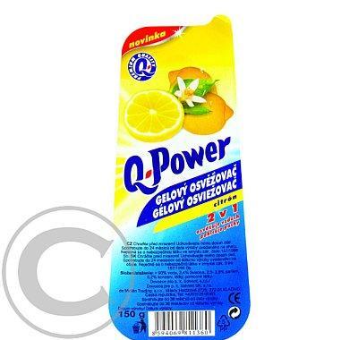 Q power osvěžovač vzduchu vanička 150g citron