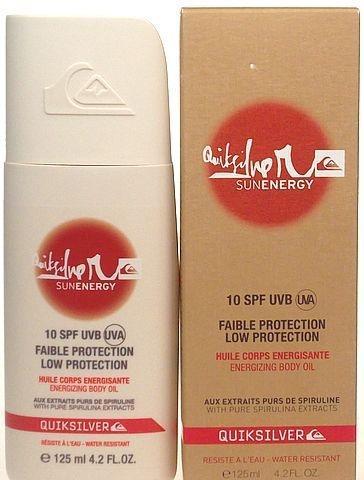 Quiksilver SunEnergy Energizing Body Oil SPF10 125 ml Tělový olej na opalování