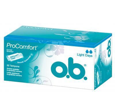 Tampony o.b.® ProComfort™ Light Days 32 kusů