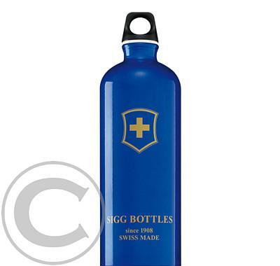 Nápojová lahev Sigg Swiss Cross Dark Blue 1,0l