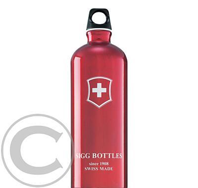 Nápojová lahev Sigg Swiss Cross Red 1,0l