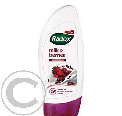 RADOX sprchový gel milk&berries 250ml