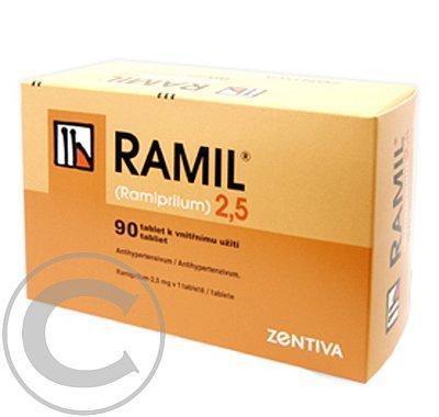 RAMIL 1,25  90X1.25MG Tablety, RAMIL, 1,25, 90X1.25MG, Tablety