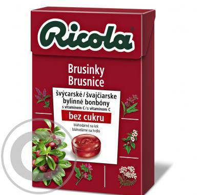 RICOLA Brusinky - Cranberry 40g bez cukru