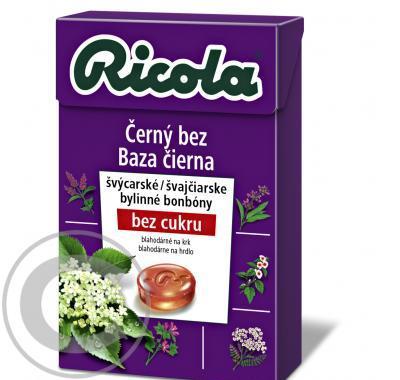 RICOLA Černý Bez 40g bez cukru