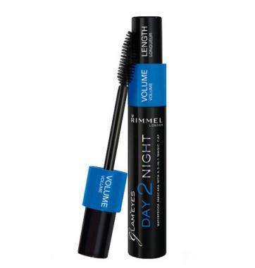 Rimmel London Mascara Day 2 Night Black Waterproof 9,5 ml 001 Black černá