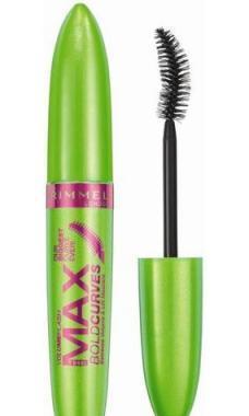 RIMMEL London Mascara The Max Bold Curves 8 ml 001 Black černá