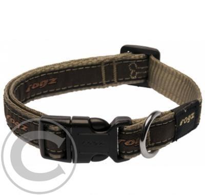 Rogz obojek Fancy Dress M 26-40/1,6cm Bronze Bone 1ks