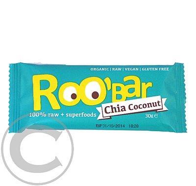 ROOBAR Datlová tyčinka s chia a kokosem 30g BIO/RAW