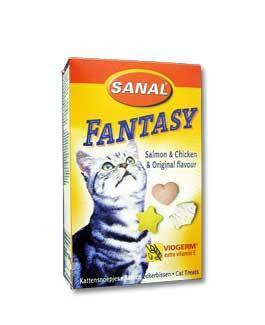 Sanal Fantasy  losos, kuře kočka 150g 250tbl