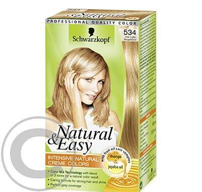 SCHWARZKOPF natural&easy 534 světle plavé hedvábí