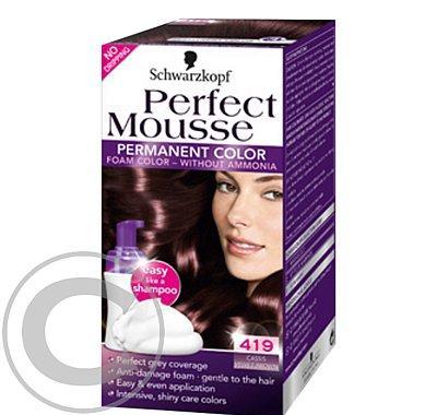 SCHWARZKOPF Perfect mousse 419 sametově fialovohnědá