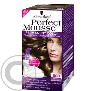 SCHWARZKOPF Perfect Mousse 500 středně hnědý