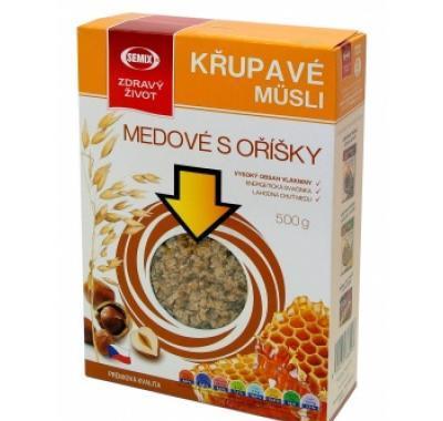 SEMIX Křupavé müsli medové s oříšky 500 g