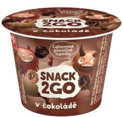 SEMIX Snack2go Celozrnné pšeničné lupínky v čokoládě 30 g