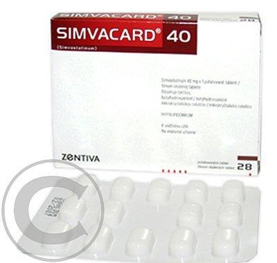 SIMVACARD 40 TBL OBD 28X40MG