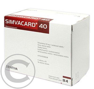 SIMVACARD 40 TBL OBD 84X40MG