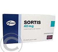 SORTIS 40 MG  30X40MG Potahované tablety, SORTIS, 40, MG, 30X40MG, Potahované, tablety