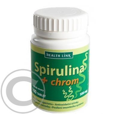 Spirulina s chromem 500mg tbl.100