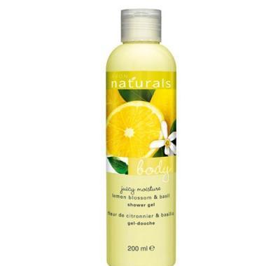 Sprchový gel s citronem a bazalkou Naturals (Lemon Blossom & Basil Shower Gel) 200 ml