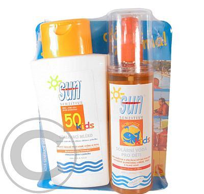 SUN VITAL dětské opalovací mléko OF50 200 ml   dárek Solární voda pro děti Zdarma